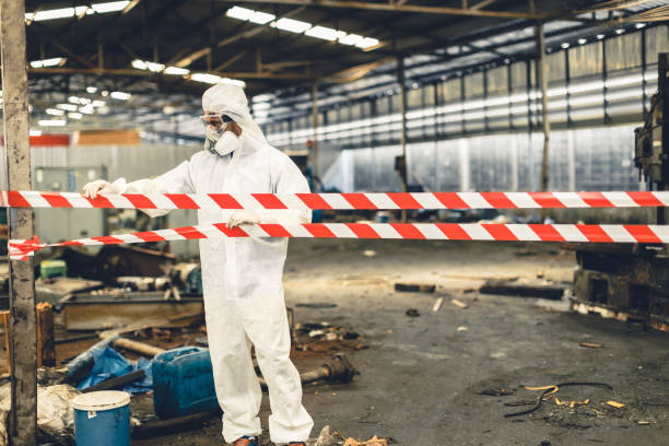 Professional Biohazard technician working in Etna, NH